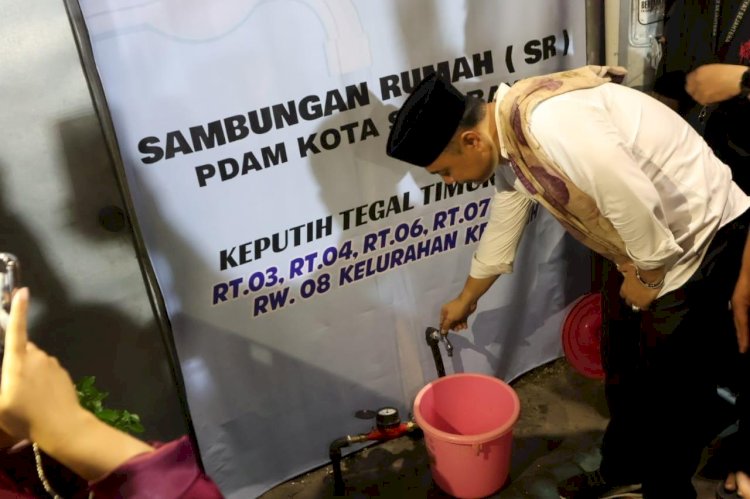 Setelah 25 Tahun, Warga Keputih Tegal Baru Nikmati Layanan PDAM