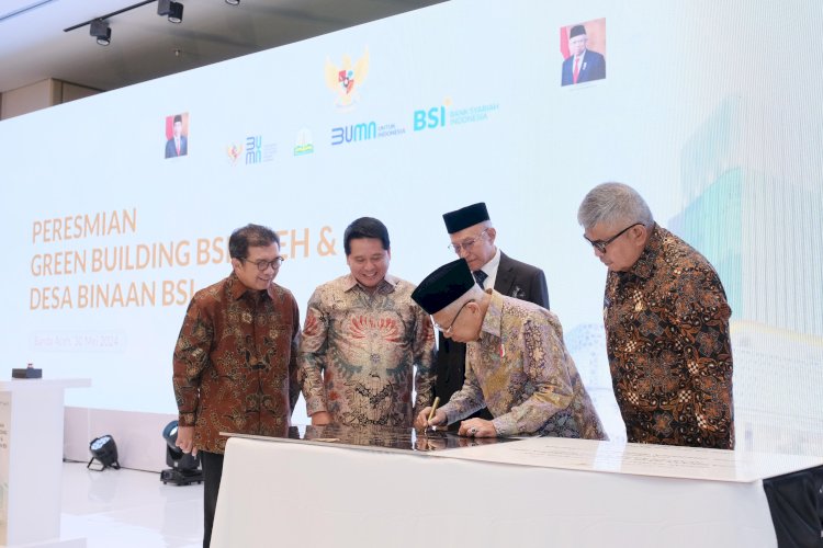 Wapres RI Resmikan Gedung Landmark BSI Aceh