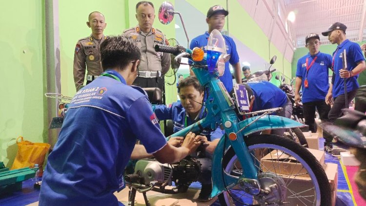 Pertama di Indonesia, Polda Jatim Gelar Lomba Inovasi Motor Listrik