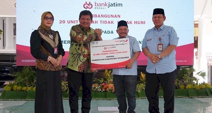 Bank Jatim Beri Bantuan RTLH Pemkab Situbondo