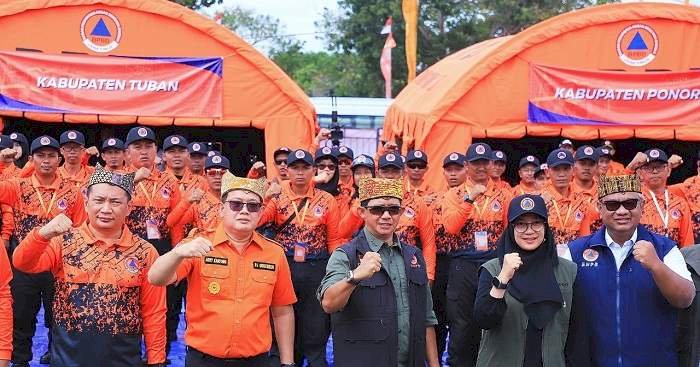 Gelar Peralatan Penanggulangan Bencana, Adhy: Logistik Kebencanaan Jatim Sangat Baik