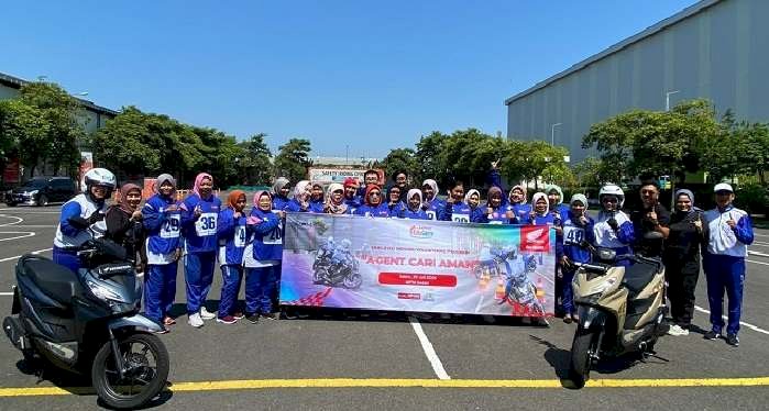 MPM Honda Jatim Kenalkan #cari_aman pada Guru PG TK