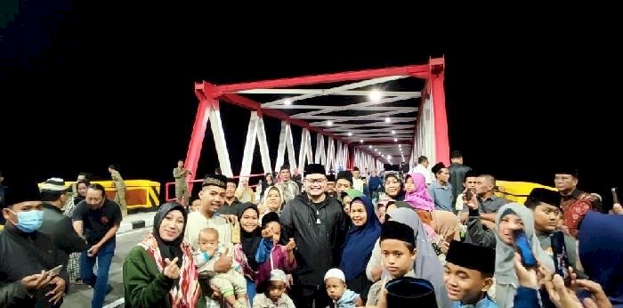 Jembatan Jongbiru Resmi Dibuka, Bupati Kediri Ajak Masyarakat Ikut Merawat