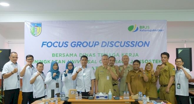 Tingkatkan Universal Coverage, BPJS Ketenagakerjaan Kediri Gelar FGD