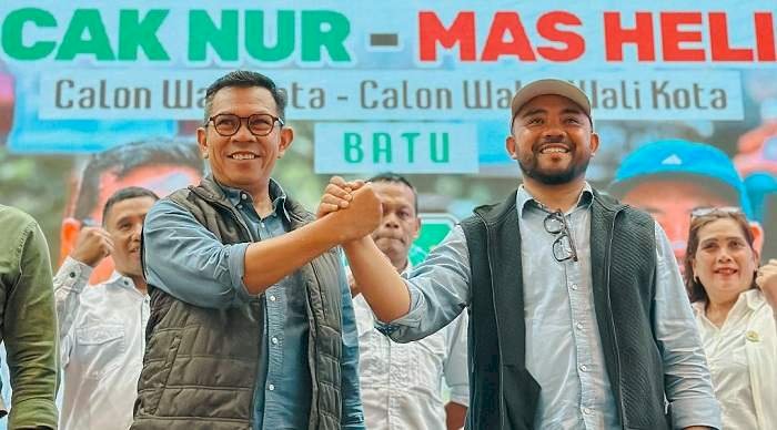 Pilwali Kota Batu 2024, Pasangan Cak Nur dan Mas Heli Daftar Tanggal 28 Agustus