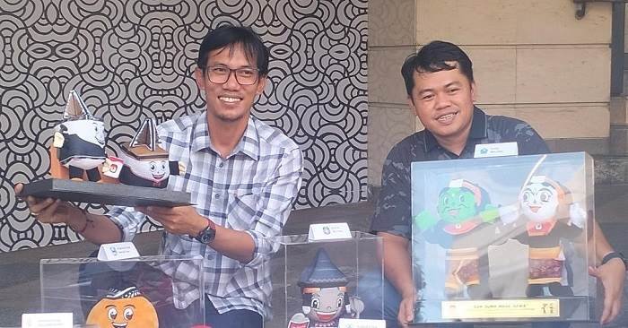 KPU Jatim Sosialisasikan 39 Maskot Pilkada 2024 di Kota Tua Surabaya