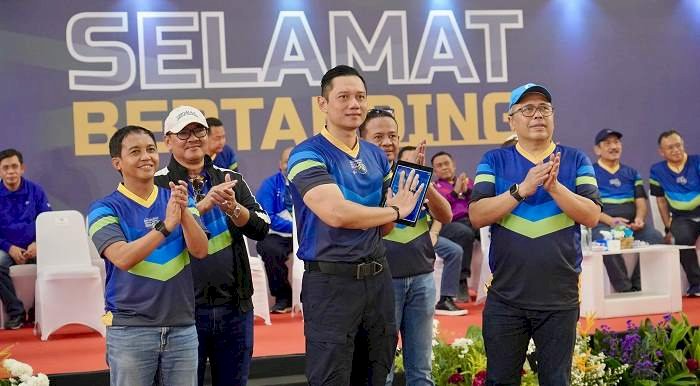 Buka Turnamen Voli Menteri ATR/BPN Cup 2024, Menteri AHY Berharap Keluarga Besar Kementeriannya Kian Solid