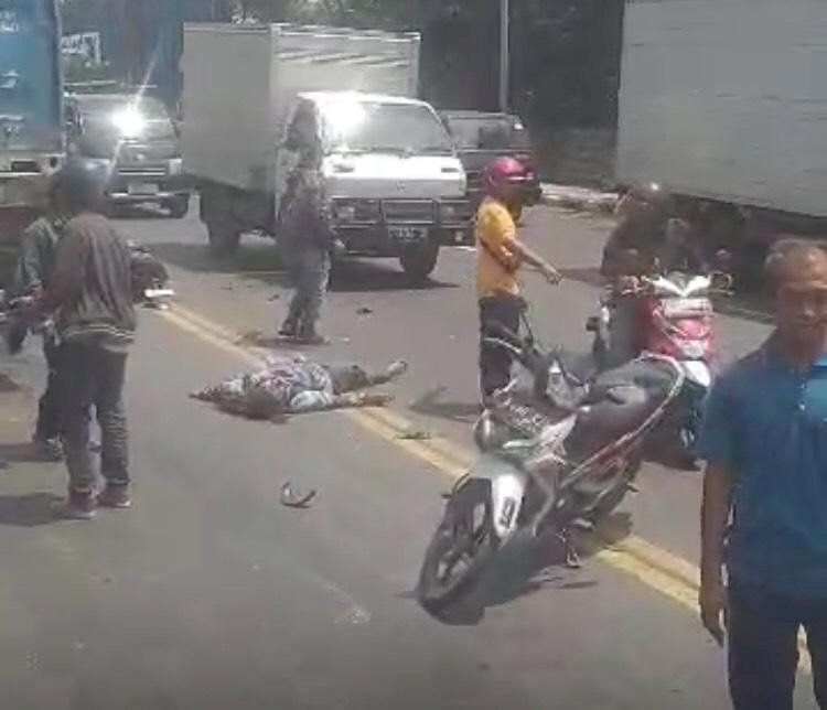 Truk Vs Motor Adu Banteng, Korban Luka Berat