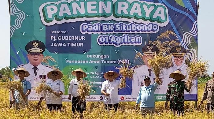 Padi Situbondo BK Agrian 01 dan 02 Terbukti Berhasil,  Pj Gubernur Jawa Timur Apresiasi Inovasi Bung Karna