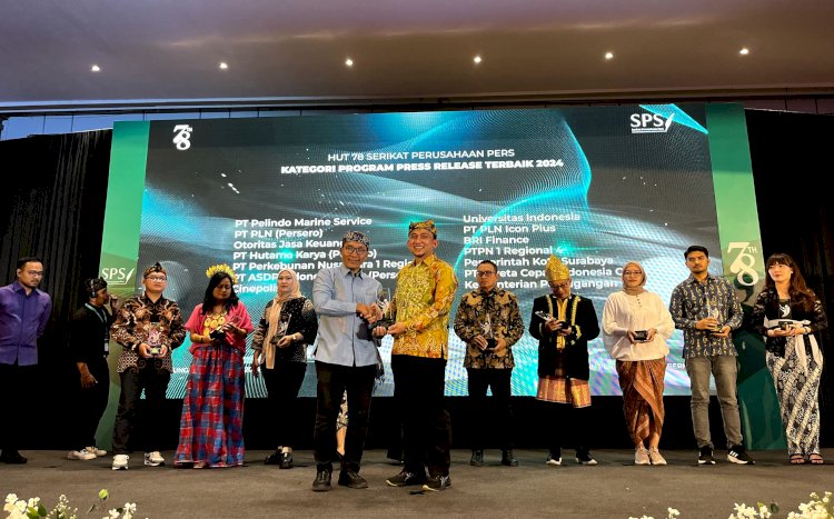 Bangun Sumur Bor, Antarkan PTPN I Regional 5 Raih Penghargaan di Media Relations Awards 2024