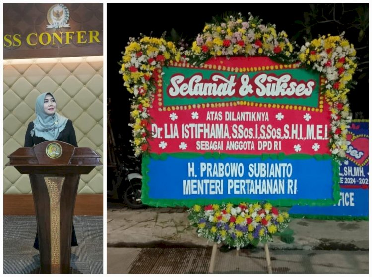 Senator Lia Istifhama Dapat Atensi dari Presiden Terpilih