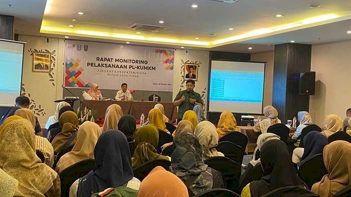 Dukung Sektor UMKM, Dinas Koperasi dan UKM Gelar Monitoring Pelaksanaan PL KUMKM Tahap Tiga