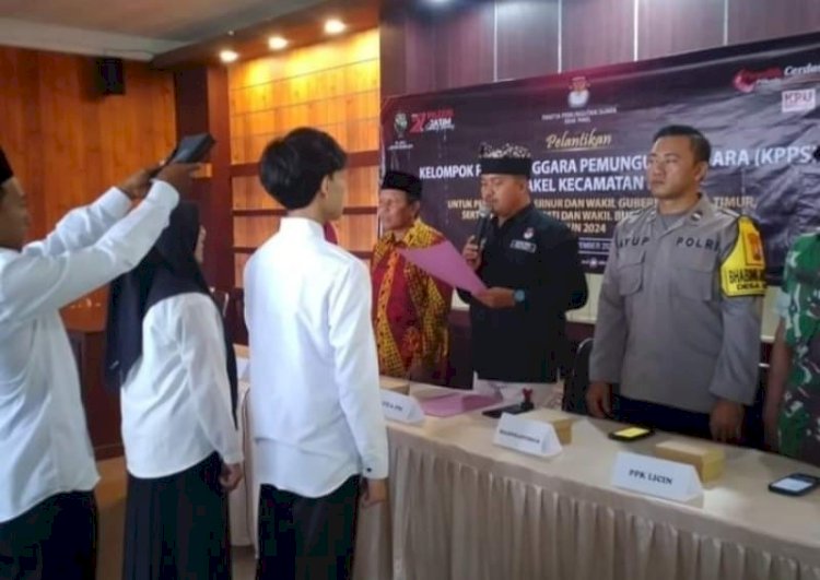 KPU Banyuwangi Lantik 19.124 Anggota KPPS untuk Pilkada 2024