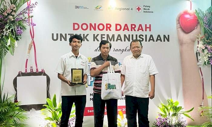 Transformasi Satu Tahun  PTPN I Regional 4,  Gandeng PMI, Sumbang 150 Kantong Darah