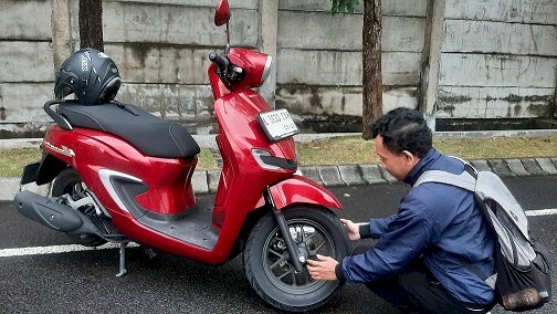 Tips Meninggalkan Motor Selama Liburan Ala MPM Honda Jatim