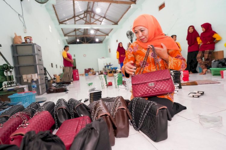 Khofifah Dorong Peningkatan Akses Pasar Industri Kulit