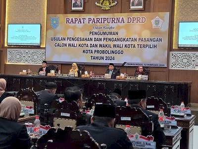 DPRD Gelar Paripurna Pengumuman Usulan dan Pengesahan Paslon Wali Kota dan Wawali Terpilih 2024