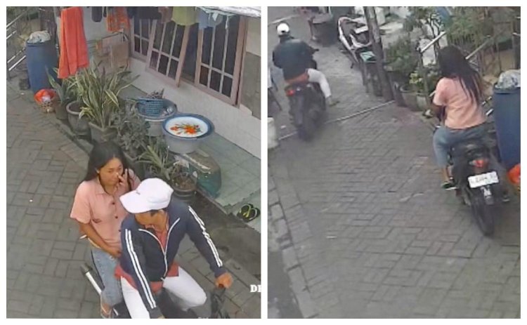 Pasangan Kumpul Kebo Curi Motor Buat Beli Baju Lebaran