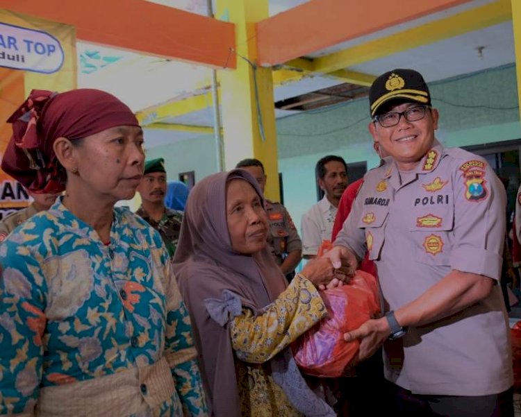 Dua Desa di Tanggulangin Dapat Bantuan 1.200 Paket Sembako