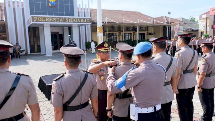 Lima Kapolsek di Sidoarjo Berganti