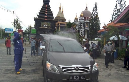 Hentikan Penyebaran Covid-19, Bus Penumpang dan Kendaraan Luar Kota Dicek Petugas