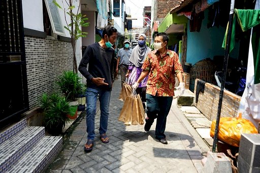 ODP dan PDP di Surabaya Terima Makanan,  Telur dan Pokak 3 Kali Sehari