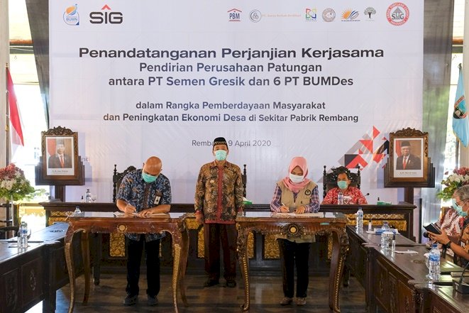 SIG Inisiasi Pendirian Perusahaan Patungan dengan BUMDes di Rembang