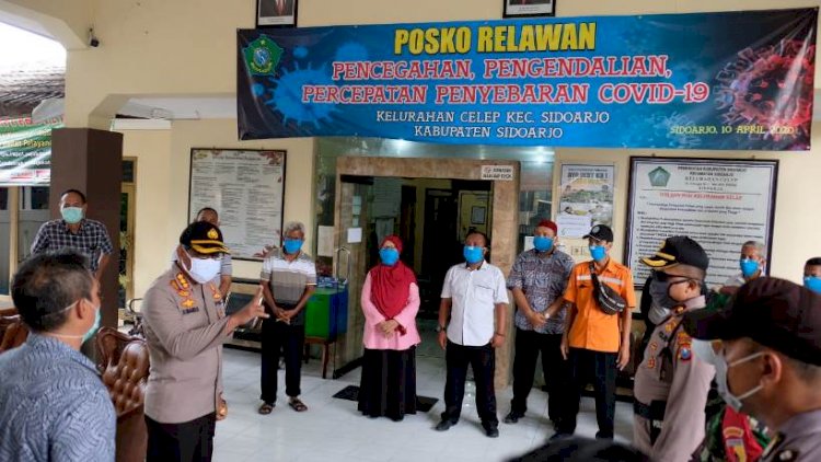 Cek Kesiapan Posko Relawan Pencegahan Covid-19 Tingkat Desa