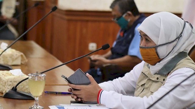 Gubernur Jawa Timur Paparkan 4 Langkah  Putus Mata Rantai Penyebaran Covid-19