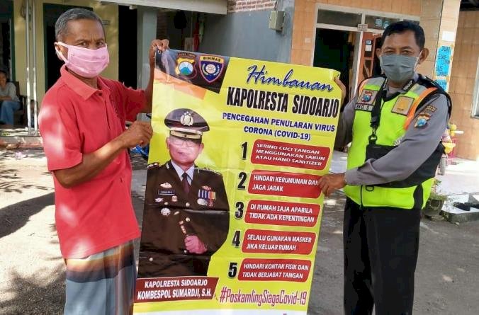 Terus Sebar Imbauan Pencegahan Virus Corona