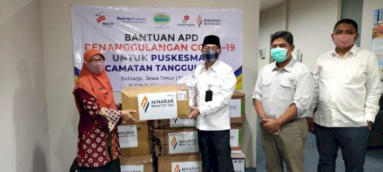 Bakrie Group, MBGI,  dan SKK Migas Berikan Bantuan APD