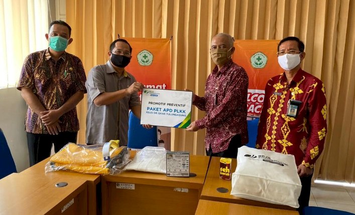 Sinergitas  Menyongsong New Normal melalui Bantuan Promotif dan Preventif BPJAMSOSTEK Blitar