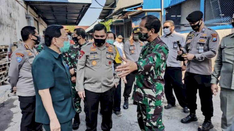 Kapolda dan Pangdam Tinjau Perusahaan di Sidoarjo