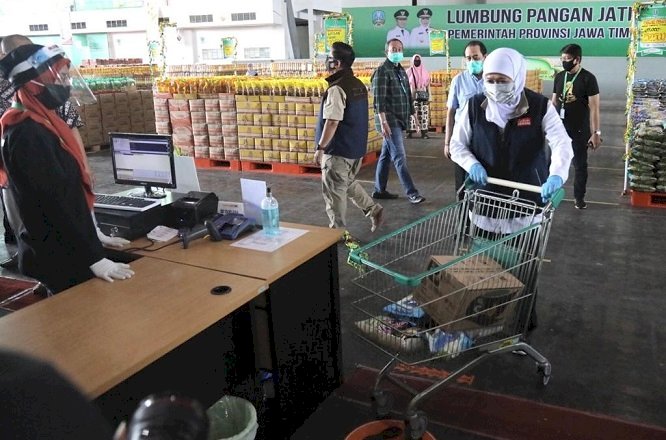 Lumbung Pangan Jatim Diperluas, setelah Surabaya Raya Kini Dibuka di Mojokerto, Pasuruan dan Bangkalan