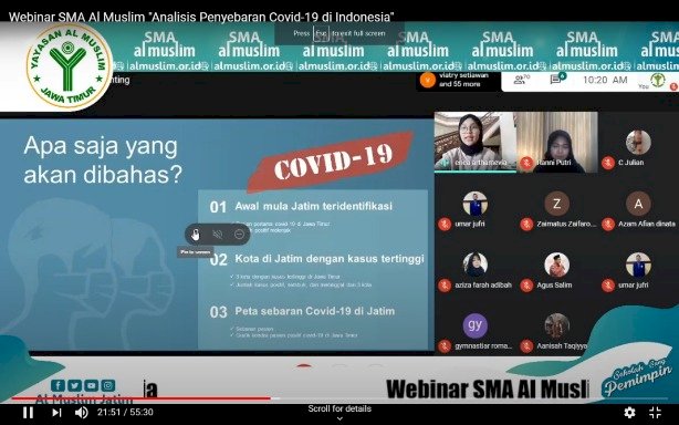 Beri Edukasi Covid-19 lewat Webinar