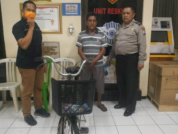 Warga Ketintang Curi Sepeda Pancal di Magersari