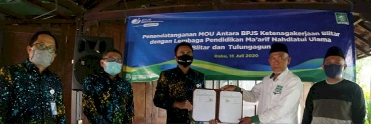 BPJAMSOSTEK Blitar dan LP Ma’arif NU Bersinergi demi Pekerja