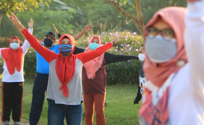 Senam Pernafasan bagi Mantan Pasien Covid-19 Mulai Digelar