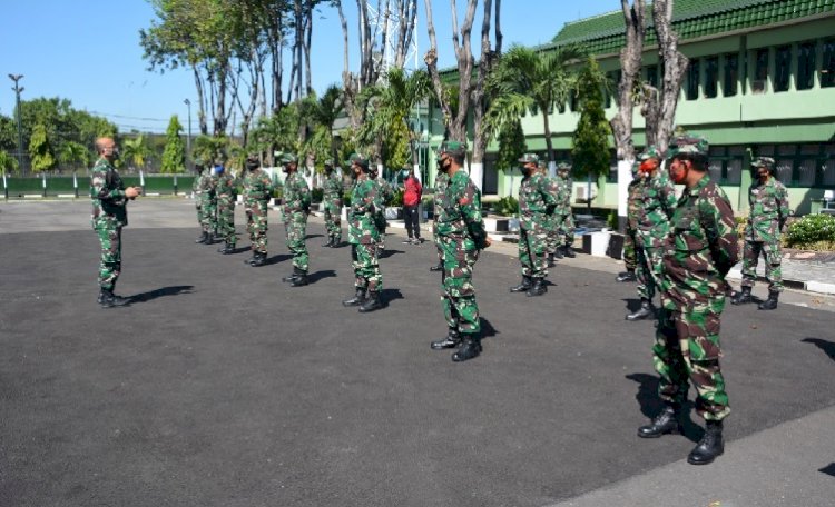 Satu Peleton Disiagakan untuk Penanggulangan Covid-19 di Surabaya