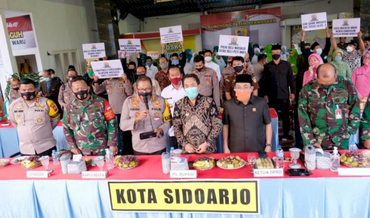 Gelorakan Jatim Bermasker, Ajak Ibu-Ibu Bantu Patuhi Protokol Kesehatan