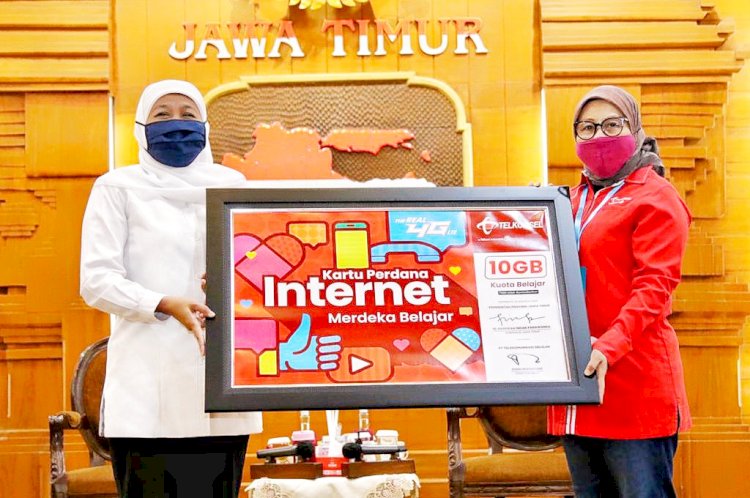 Telkomsel Bantu 1,3 Juta Paket Merdeka Belajar untuk Jatim