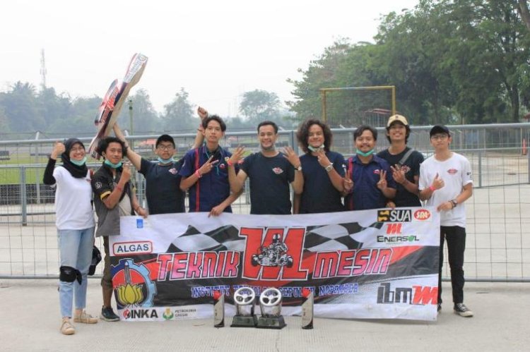 Mahasiswa ITS Rebut Dua Piala di Kejuaraan Nasional Gokart