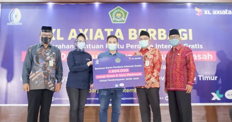 XL Axiata dan Kemenag Salurkan 1,8 Juta Paket Internet Gratis