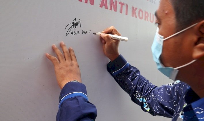 BP JAMSOSTEK Blitar Ajak Peserta Dukung Gerakan Berantas Korupsi