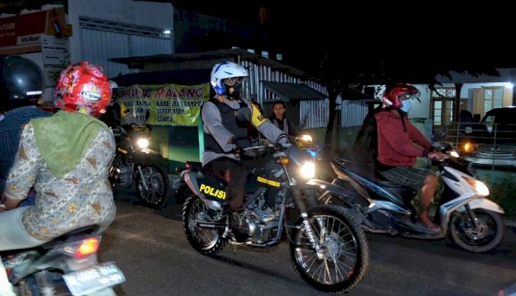 Naik Motor, Kapolresta Sidoarjo Patroli Kesiapan Pilkades