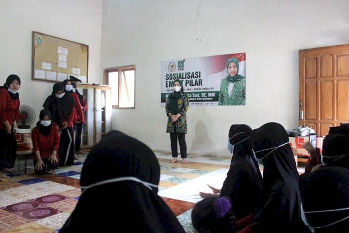 Ditengah Pandemi, Hj Ratna Juwita Sari Sukses Gelar Sosialisasi Empat Pilar MPR RI