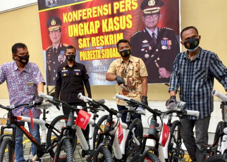 Penggelapan Sepeda Ratusan Juta Diungkap