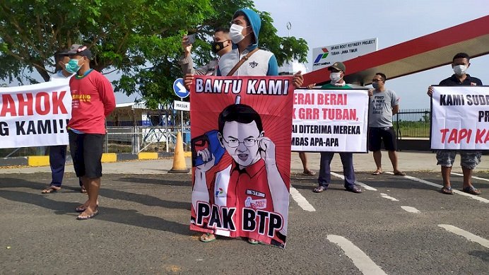 Pertamina GRR Tuban Didemo Warga Desa Wadung