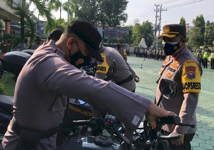 Polresta Banyuwangi Bagikan Motor untuk Patroli dan Sosialisasi