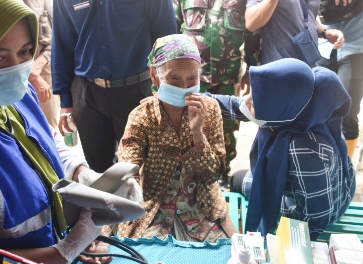 Banjir Dawarblandong,  Bupati Pastikan Cukup Logistik